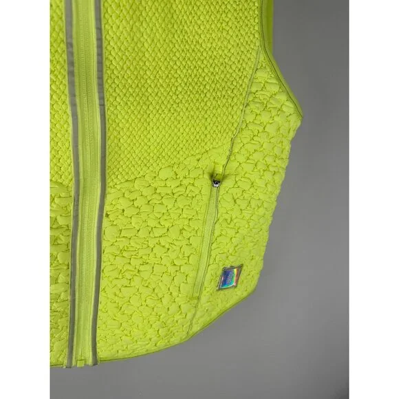 Free People Neon Yellow Quilted Vest - Picture 5 of 6